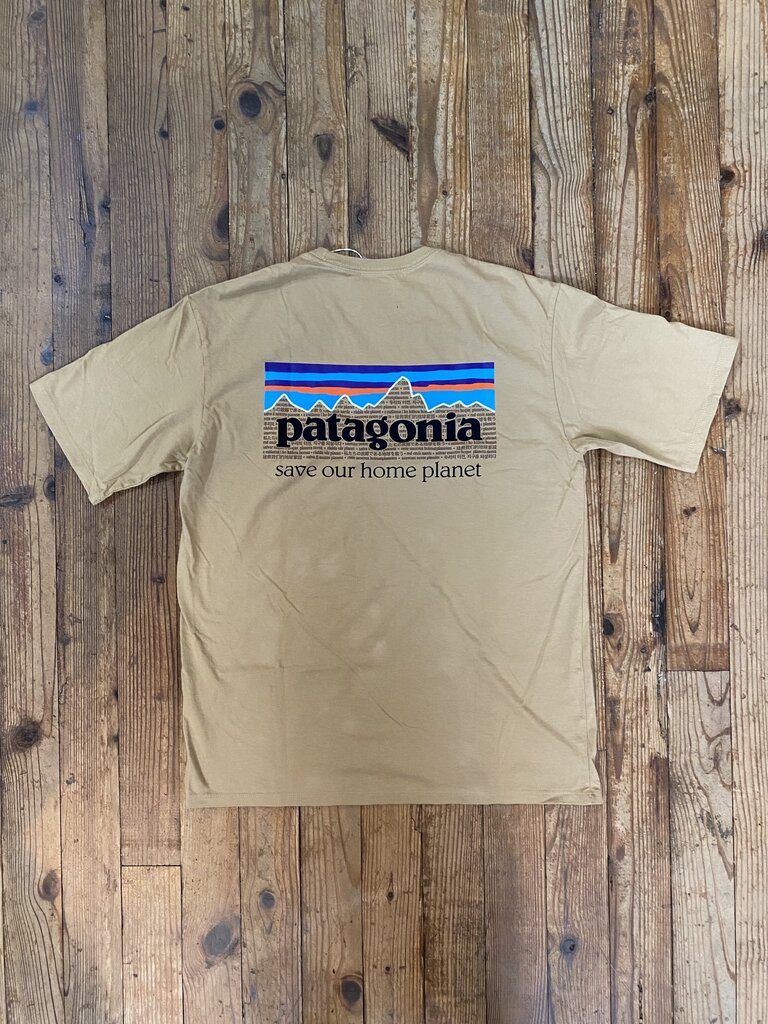 Patagonia Patagonia M's P-6 Mission Organic Tee Grayling Brown