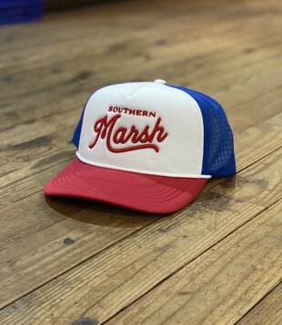 Youth Summer Trucker Hat Red/White/Blue