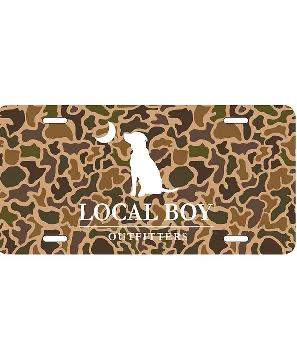 Local Boy Outfitters Local Boy License Plate