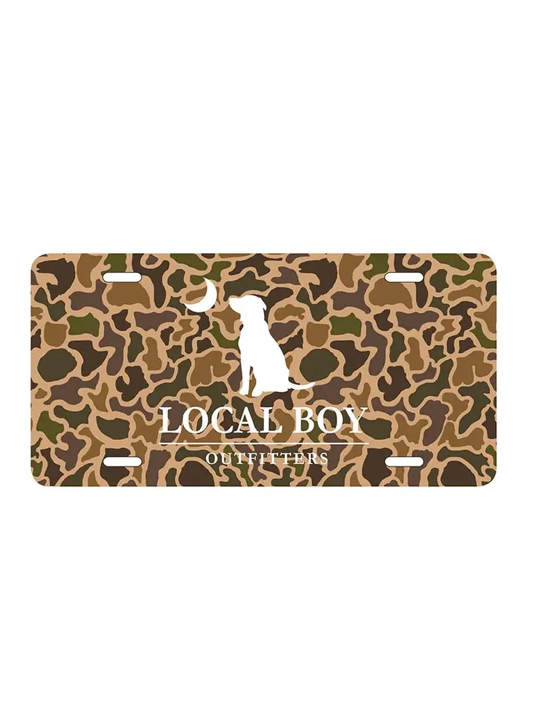 Local Boy Outfitters Local Boy License Plate