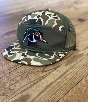 AIX Wood Duck 7 Panel Mesh Back Rope Hat