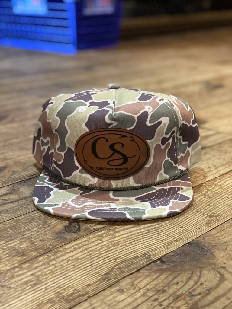 Casting South Casting South Rope Light Green Brown Camo Hat