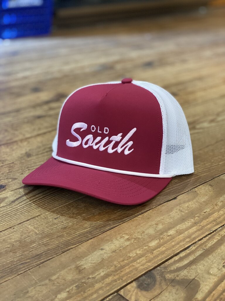 Old South Old South Script Trucker Berry/White