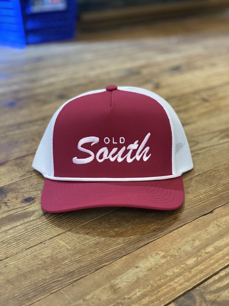 Old South Old South Script Trucker Berry/White