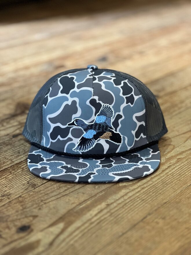 Brackish Camo rope brim SnapBack hat – BANJO BRAND HAT CO.