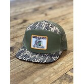 Good Ole Boy 7 Panel Red Man Patch Bottomland Hat