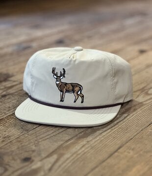 Cream Buck Rope Hat