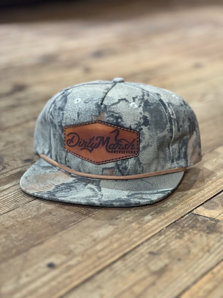 Dirty Marsh DM Shoreline Leather Patch Natural Gear Rope Hat