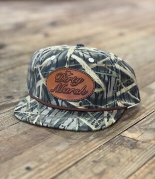 DM Classic Leather Patch Shadow Grass Rope Hat