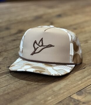 Committed Marsh Grinder Rope Hat Embroidered