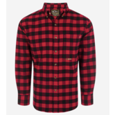 Brushed Twill Buffalo Plaid Shirt Chili Pepper Red