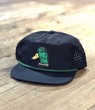 Black Greenhead Rope Hat