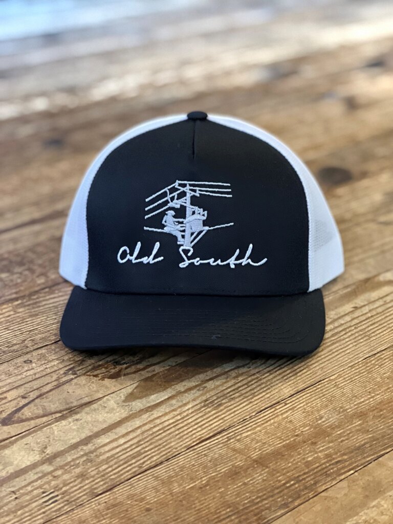 Old South Old South Lineman Trucker Black/White