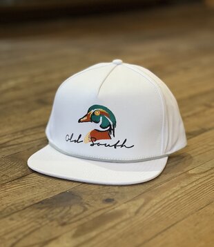 Old South Wood Duck Whiteout Trucker Hat