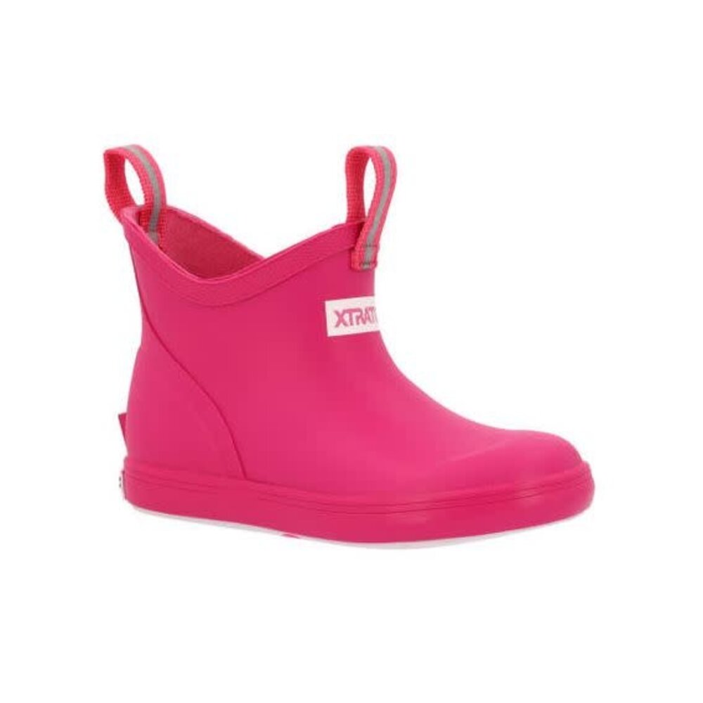 XTRATUF Kids Ankle Deck Boot Neon Pink Papa's General Store