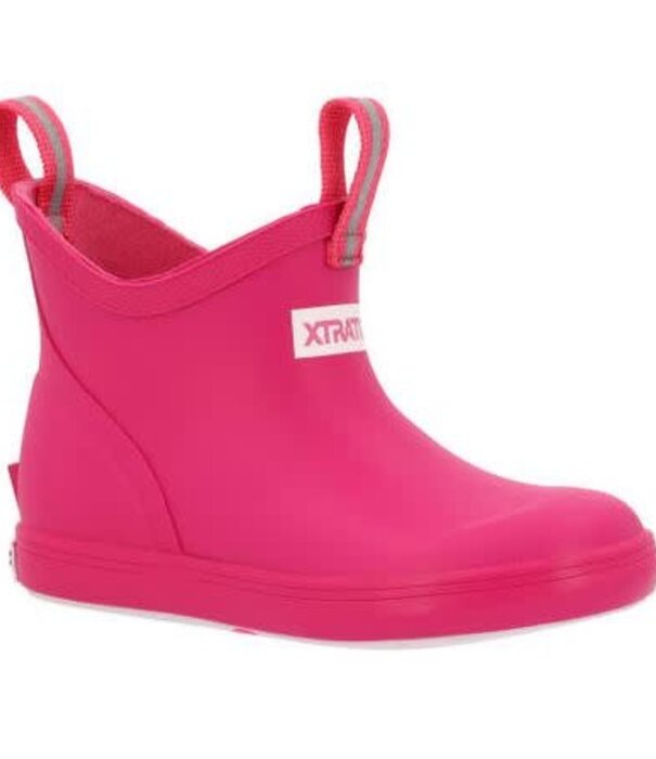 XTRATUF Kids Ankle Deck Boot Neon Pink