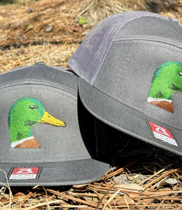 Combat Waterfowl Combat Waterfowl 7 Panel Mallard Hat Charcoal Hat