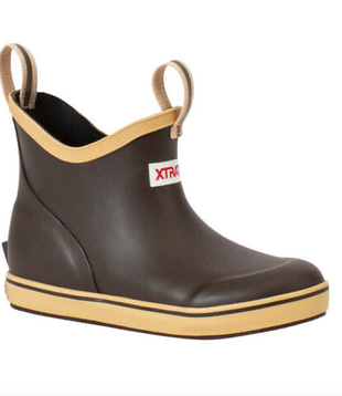Kids Ankle Deck Boot Brown