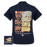 Biscuits and Gravy Tee Navy