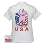 Youth USA Piggy Tee Ash