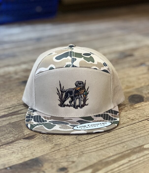 7 Panel Lab Duck Hat Old School Khaki