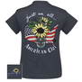 Sunflower American Girl Tee Heather Navy