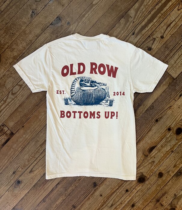 Old Row Old Row Bottoms Up Armadillo Tee Ivory