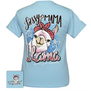 Mama Llama Tee Sky Blue