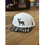 Embry White Ranch Camo Buck Hat