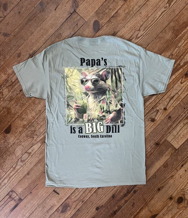 Big Dill Possum Tee Sage