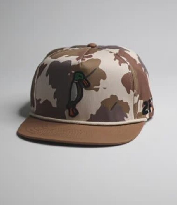 24.7 Hunt 24.7Hunt Brown Leaf Rope Hat