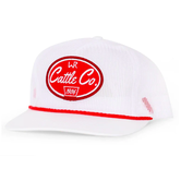 WB Cattle Co Mesh White Hat