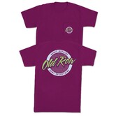 Circle Logo Pocket Tee Boysenberry