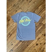 Circle Logo Pocket Tee Blue Jean