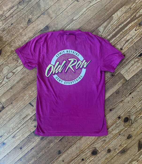 Old Row Circle Logo Pocket Tee Boysenberry