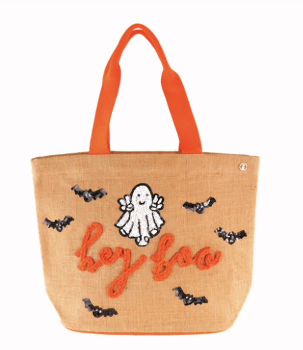Simply Southern Simply Southern Embroidered Ghost Tote Bag
