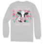 Simply Southern L/S Tee Cow Whitewater