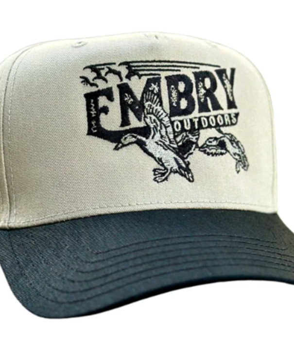 Embry Outdoors Khaki/Black "Migration" Trucker Hat