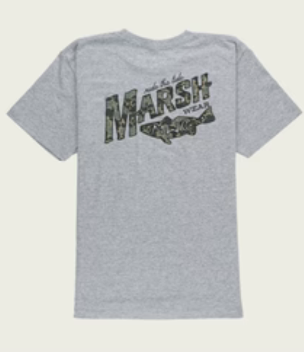 Marsh Wear Marsh Wear Youth Sunrise Marsh Tee Athletic Heather