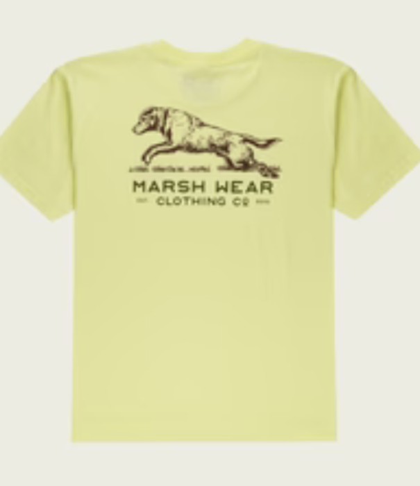 Marsh Wear Marsh Wear Youth Retriever Tee Lemon Heather