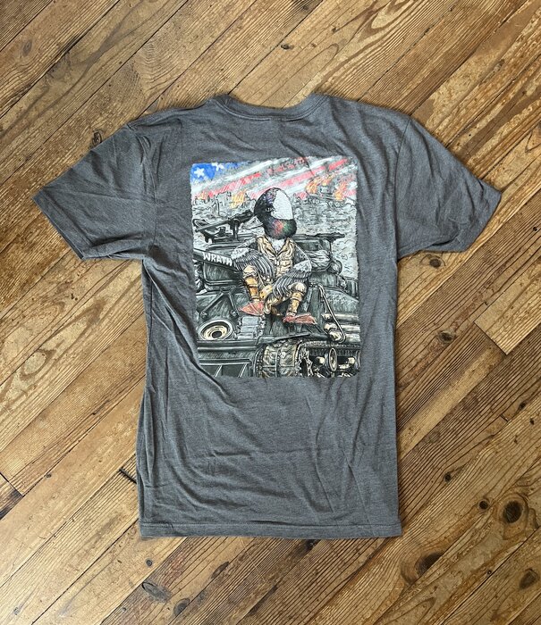 Combat Waterfowl Battlefield Buffy Tee Heavy Metal