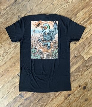 Buckin Cotton Black Tee