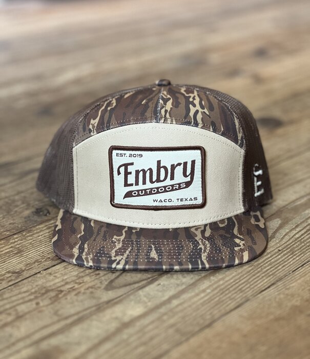 Embry Outdoors Embry Brown Ranch 7 Panel "Retro" Hat