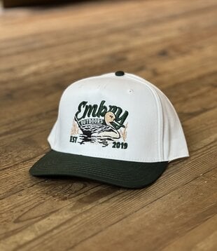 White/Green "Sprig" Trucker Hat