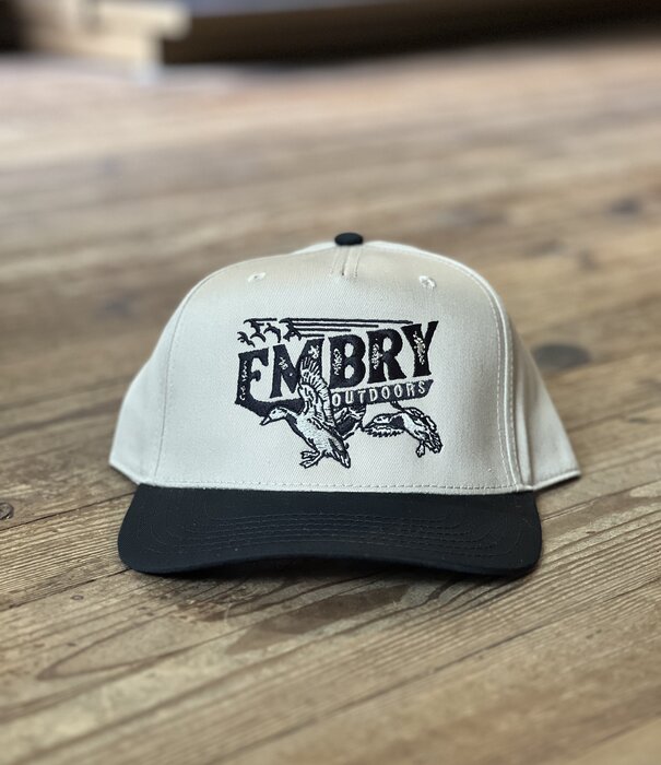 Embry Outdoors Khaki/Black "Migration" Trucker Hat