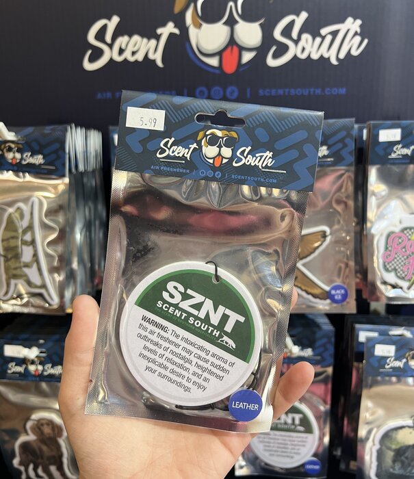 Scent South SZNT  - Leather Air Freshener