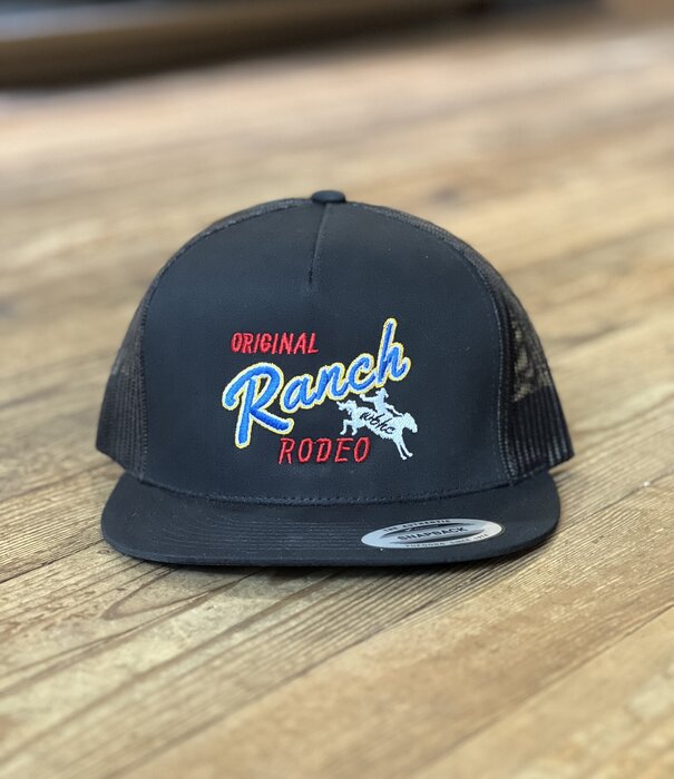 Whiskey Bent Hats WB Ranch Rodeo Trucker Black