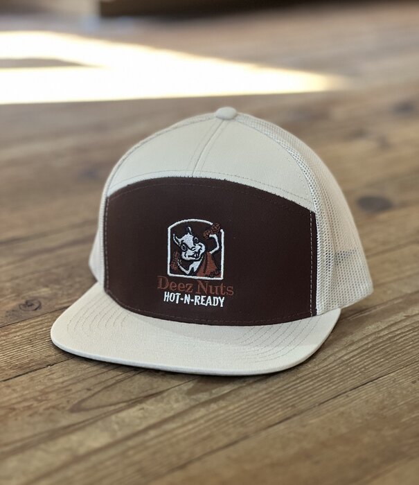 7 Panel Deez Nuts Hat Tan/Brown/Tan