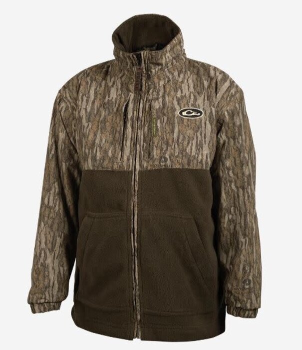 Drake Youth Eqwader Full Zip Mossy Oak Bottomland