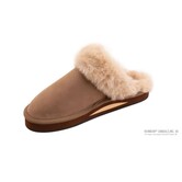 Sunset Snugs-Dark Brown Leather Tan